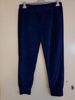 Heerlijk zachte joggingbroek voor dames - maat XL - velours, Gedragen, Blauw, Ophalen of Verzenden, Maat 46/48 (XL) of groter