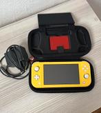 Nintendo Switch Lite (Nieuwstaat), Ophalen of Verzenden, Geel, Zo goed als nieuw, Met beschermhoes of tas