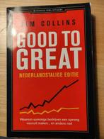 Jim Collins - Good to Great, Boeken, Jim Collins, Ophalen of Verzenden, Zo goed als nieuw