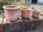 Terracotta bloempotten, Ophalen, Gebruikt, Rond, Minder dan 25 cm