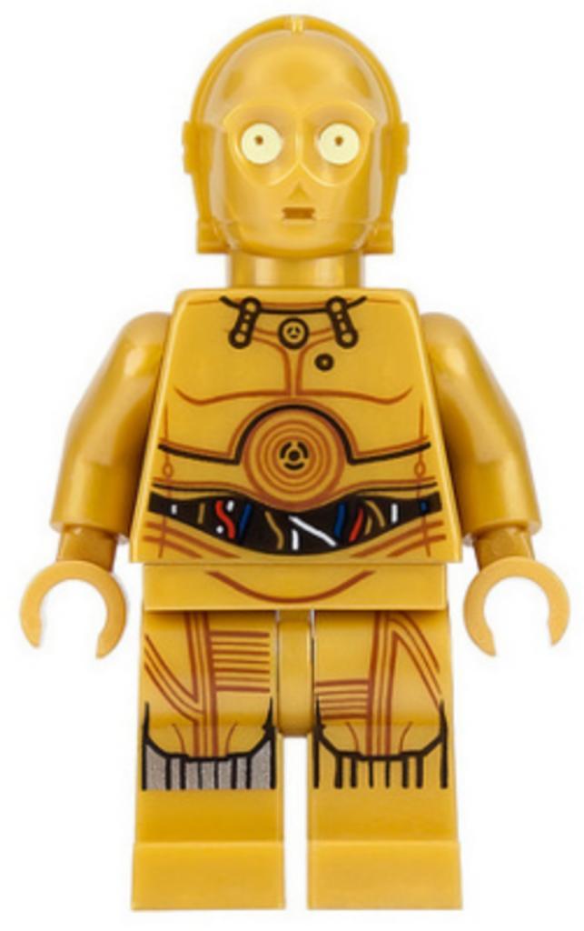 Lego Star Wars C-3PO Met geprinte legs sw0700, Kinderen en Baby's, Speelgoed | Duplo en Lego, Zo goed als nieuw, Lego, Losse stenen