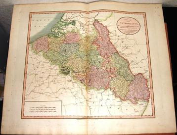 K18 Kaart A New Map of the Netherlands 1804 J Cary België beschikbaar voor biedingen