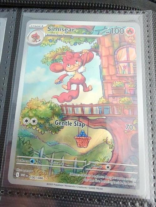Simisear IR 100, Hobby en Vrije tijd, Verzamelkaartspellen | Pokémon, Zo goed als nieuw, Losse kaart, Ophalen of Verzenden