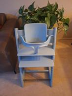 Stokke tripp trapp aqua blue nieuwste model met babyset, Ophalen, Zo goed als nieuw, Meegroeistoel