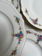 12 brocante ontbijtbordjes - Epiag, Czechoslovakia, Antiek en Kunst, Antiek | Servies compleet, Ophalen