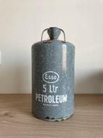 Vintage Esso petroleumkan 5L, Antiek en Kunst, Antiek | Emaille, Ophalen of Verzenden