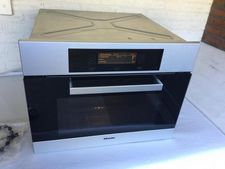 Hele luxe Miele combi magnetron oven, Witgoed en Apparatuur, Magnetrons, Zo goed als nieuw, Inbouw, Combimagnetron, Crisp, Grill
