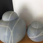sierpotten, Blauw, Aardewerk of Porselein, Ophalen of Verzenden, Zo goed als nieuw