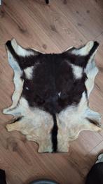 Vintage dierenhuid vloerkleed, Gebruikt, 100 tot 150 cm, Bruin, Vintage