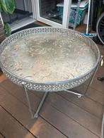 Metalen Dienblad Tafel Xenos, Ophalen of Verzenden, Gebruikt, Rond, Metaal