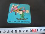 sticker strip In zijn zak schieten, Ophalen, Zo goed als nieuw, Sticker