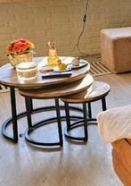 Mango houten salontafels, Ophalen, 50 tot 100 cm, Rond, 50 tot 100 cm