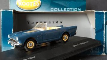 Sunbeam Alpine lake blue 1:43 Vanguards Pol  beschikbaar voor biedingen