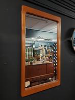 Vintage spiegel Pedersen Hansen teak mid century design, ..., Zo goed als nieuw, ..., Minder dan 100 cm