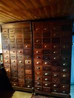 Dubbele apothekerskast met 96 laden, Huis en Inrichting, Kasten | Ladekasten, Ophalen, Gebruikt, 5 laden of meer, 100 tot 150 cm