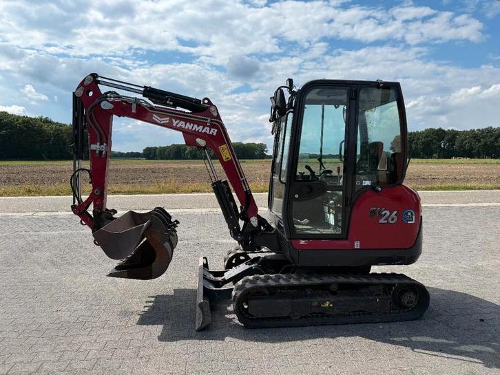 Yanmar SV26 minigraver (bj 2022), Zakelijke goederen, Machines en Bouw | Kranen en Graafmachines, Graafmachine