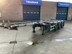 2015 D-TEC Flexitrailer Containerchassis oplegger, Auto's, Vrachtwagens, Overige brandstoffen, Origineel Nederlands, Bedrijf, Aanhangers en Opleggers