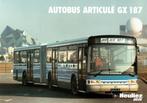 Folder Heuliez GX 187 Autobus Articulé (1990), Verzenden, Gelezen, Overige merken