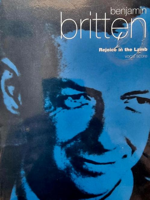 Benjamin Britten. Rejoice in the Lamb. Vocal Score., Muziek en Instrumenten, Bladmuziek, Gebruikt, Artiest of Componist, Klassiek