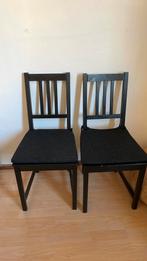 2 houten stoelen, Huis en Inrichting, Stoelen, Ophalen, Zo goed als nieuw, Bruin