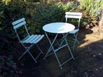 Bistro tuinset met 2 stoelen, Tuin en Terras, Tuinsets en Loungesets, Overige materialen, Gebruikt, Ophalen