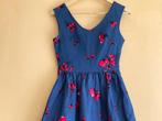 Retro Jurk van Lindy Bop Maat S/36, Kleding | Dames, Blauw, Ophalen of Verzenden, Zo goed als nieuw, Knielengte