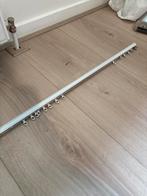 Witte gordijnrails - 3 meter lang, Huis en Inrichting, Stoffering | Gordijnen en Lamellen, Ophalen, Gebruikt, Wit