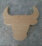 Houten onderzetter stier, Ophalen of Verzenden, Nieuw