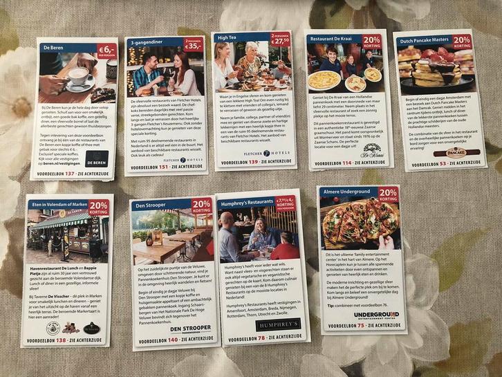 Restaurant korting higt tea, Tickets en Kaartjes, Kortingen en Cadeaubonnen