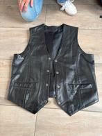 Lederen gilette maat M, Kleding | Heren, Ophalen of Verzenden, Zo goed als nieuw, Maat 52/54 (L), Bruin