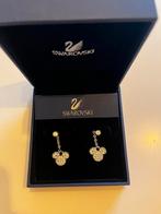 Swarovski Mickey Mouse Oorbellen - Collectorsitem, Met kristal, Hangers, Ophalen of Verzenden, Zilver