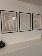 Japandi schilderijen, Ophalen of Verzenden, Zo goed als nieuw, Hout, Minder dan 50 cm