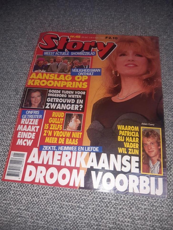 45.Story 1992. Patrica Paay. Adam Curry. Ingeborg Wieten. Ri, Verzamelen, Tijdschriften, Kranten en Knipsels, Tijdschrift, 1980 tot heden