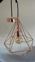 Draadlamp koper, Ophalen, Zo goed als nieuw, Minder dan 50 cm