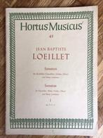 Jean Baptiste Loeillet, sonaten, blokfluit, viool, bas, hobo, Muziek en Instrumenten, Klassiek, Ophalen of Verzenden, Zo goed als nieuw