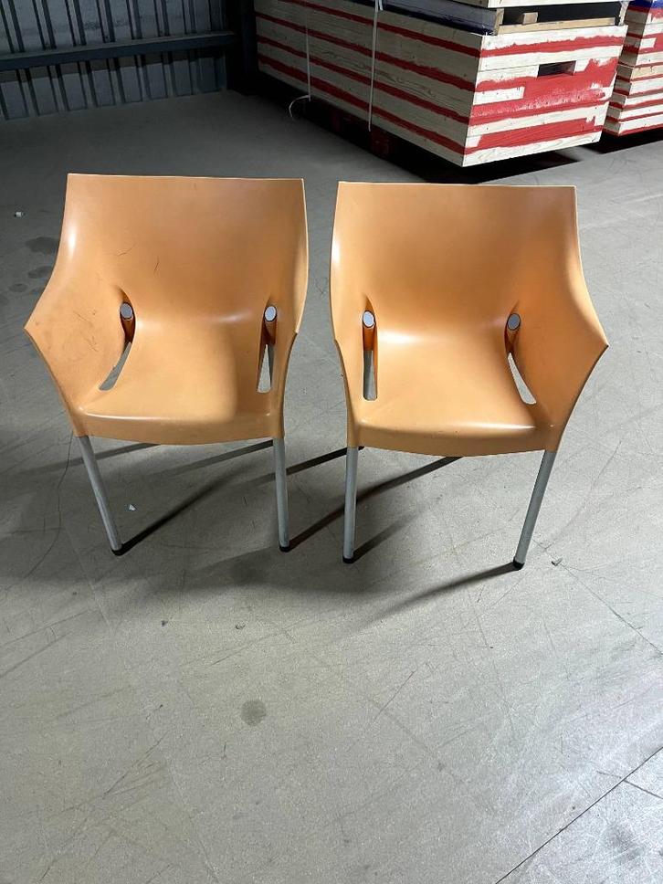 Dr. No stoelen by Starck voor Kartell 18 stuks, Huis en Inrichting, Stoelen, Gebruikt, Vijf, Zes of meer stoelen, Kunststof, Overige kleuren