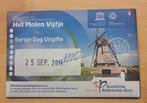 Het molen vijfje eerste dag uitgifte, Ophalen of Verzenden, Overige landen, 5 euro