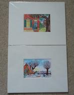 Twee nieuwe reproducties in passe partout van Rita R. Blüm., Minder dan 50 cm, Oorspronkelijke maker, Nieuw, Ophalen of Verzenden