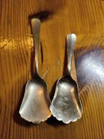 Alpacca Suikerlepels / Theelepels (2 stuks), Ophalen of Verzenden