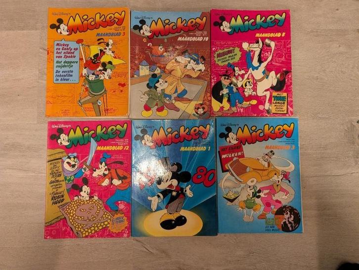 Mickey Maandblad, Boeken, Stripboeken, Gelezen, Meerdere stripboeken, Verzenden
