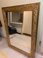 Grote  barok Gouden Spiegel met Sierlijke Lijst, Huis en Inrichting, Gebruikt, 100 tot 150 cm, Ophalen of Verzenden, 75 tot 100 cm