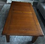 Eiken salontafel in kersen kleur, Ophalen, Gebruikt, 100 tot 150 cm, Klassiek