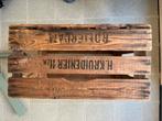 Vintage houten kist fruitkrat uit 1951, Ophalen, Zo goed als nieuw, 50 tot 100 cm, Minder dan 50 cm