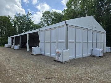 Alutent opslagtent 8, 10 en 12 breed (KOOP) beschikbaar voor biedingen