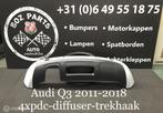 Audi Q3 8U Achterbumper Diffuser Origineel 2011-2018, Auto-onderdelen, Gebruikt, Ophalen of Verzenden, Bumper, Achter