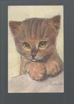 2966 Oude kunstkaart dieren poes poezen kat katten hondje, Verzamelen, Ansichtkaarten | Dieren, Ongelopen, Verzenden, Hond of Kat
