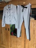 Sandwich set broek en jasje mt XL zwart wit, Sandwich, Ophalen of Verzenden, Wit, Zo goed als nieuw