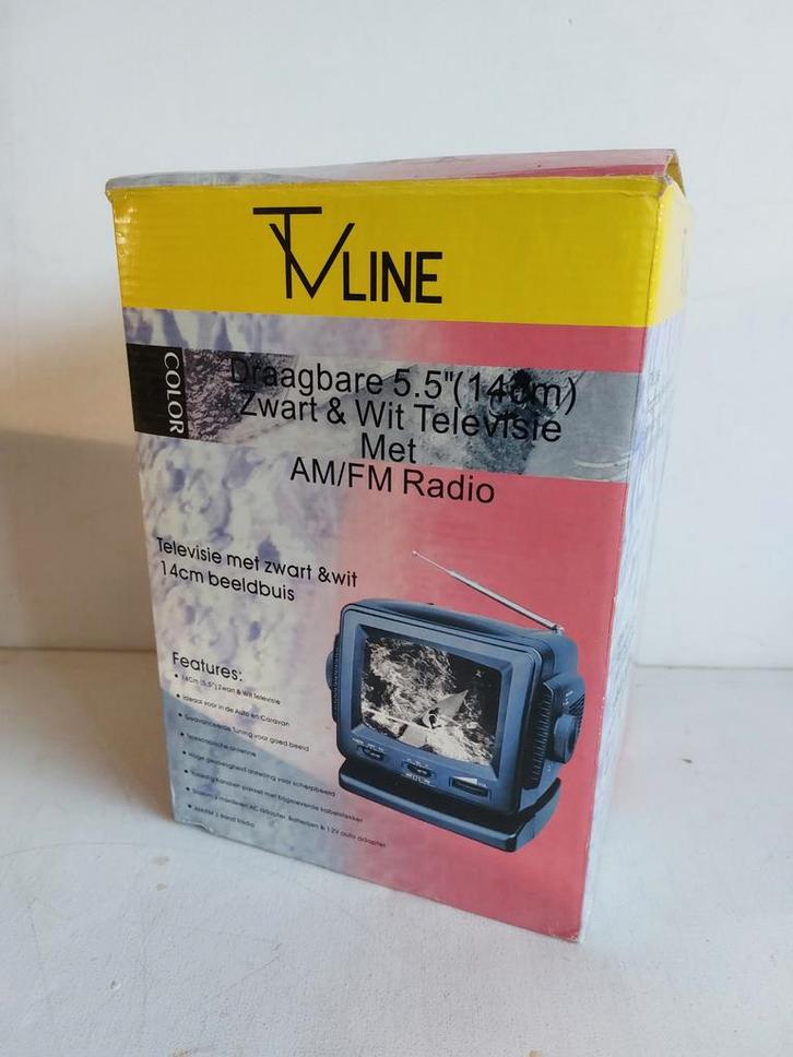 Draagbare TV met Radio - Vintage! ongebruikt caravan of auto, Audio, Tv en Foto, Televisies, Gebruikt, LCD, Minder dan 40 cm, HD Ready (720p)