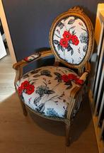 Fauteuil Lodewijk 16 XVI nieuw gestoffeerd en nwe vering, Ophalen