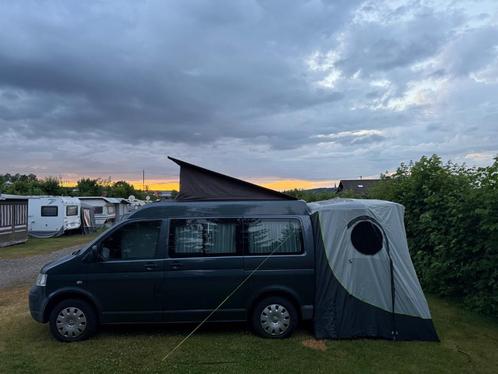 Volkswagen T5 Camper 2008 Blauw, Auto's, Volkswagen, Particulier, Transporter, ABS, Adaptive Cruise Control, Airbags, Airconditioning